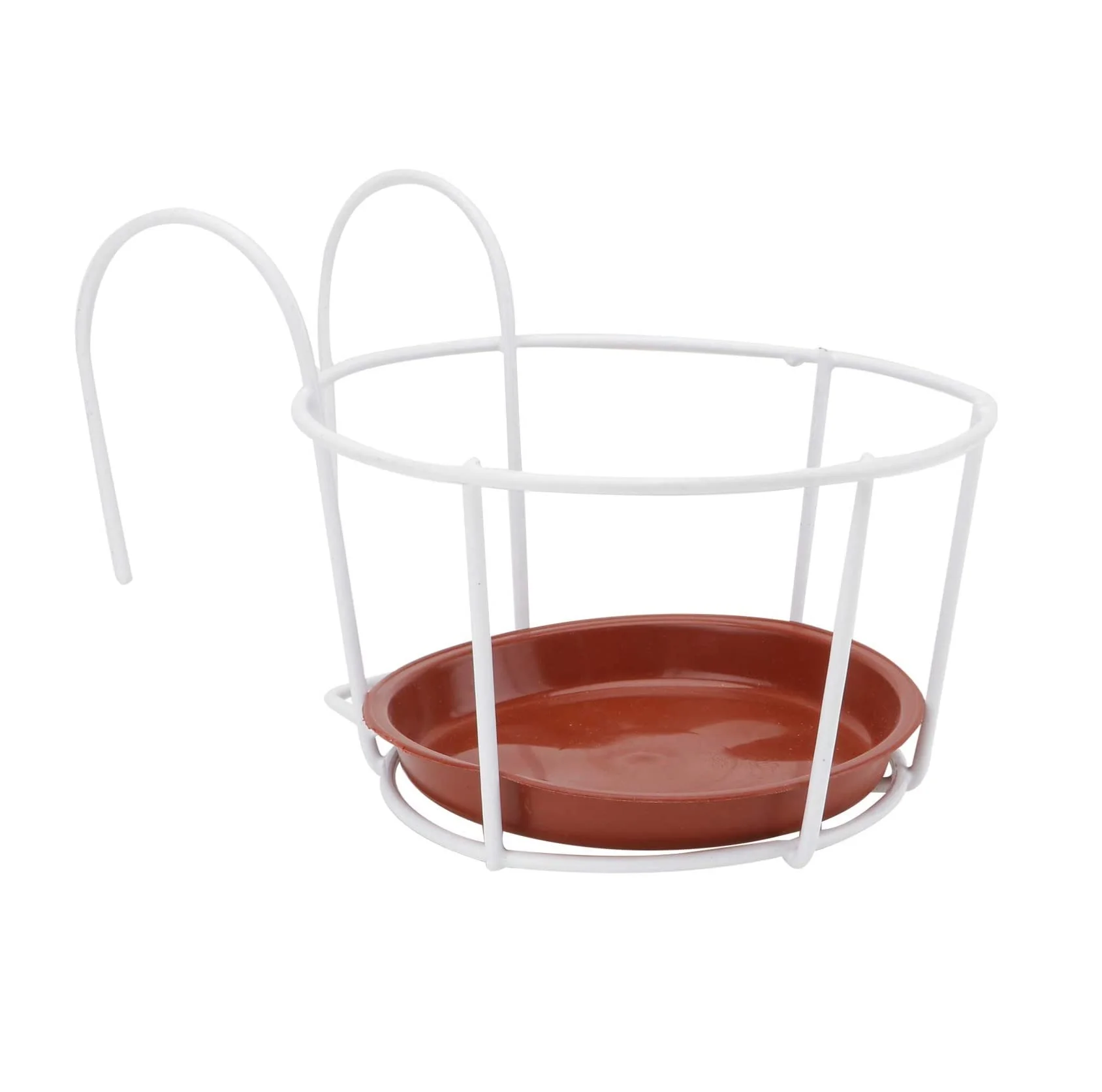 Подвесной Держатель для растений винтажная романтическая корзина из кованого железа плантатор с цепочкой крючок ретро комнатный и уличный цветочный горшок дома