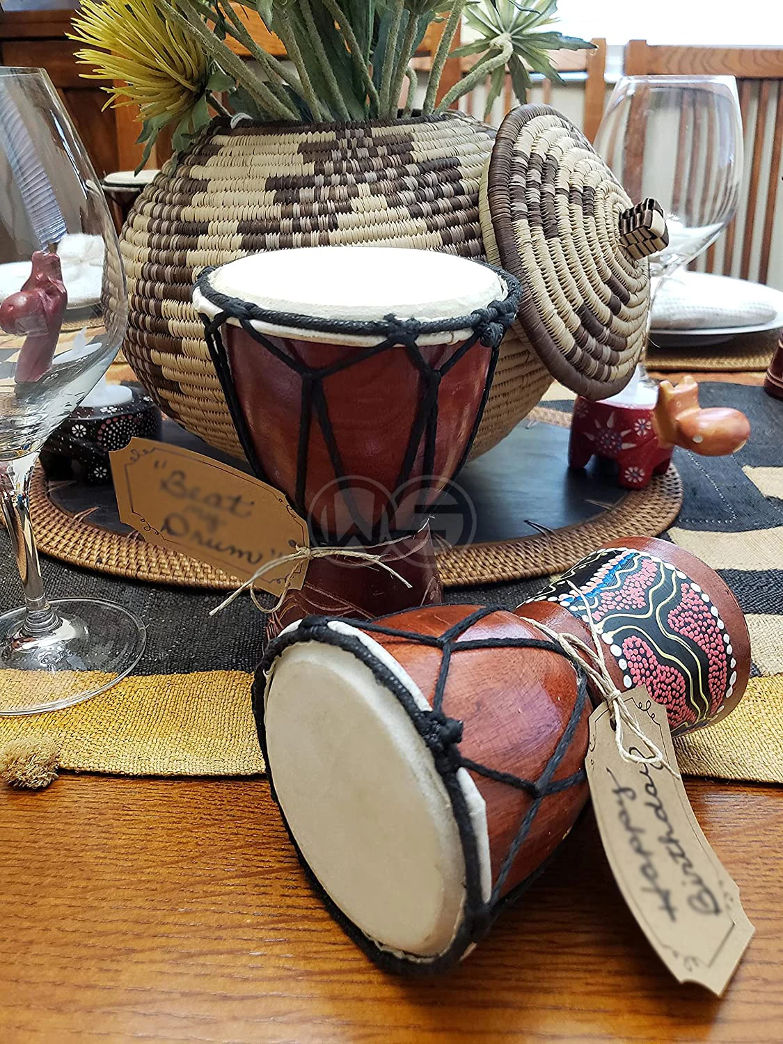 Djembe барабан ручная роспись разноцветная точка абориген с уникальными случайными узорами Бонго африканская музыка для начинающих детей