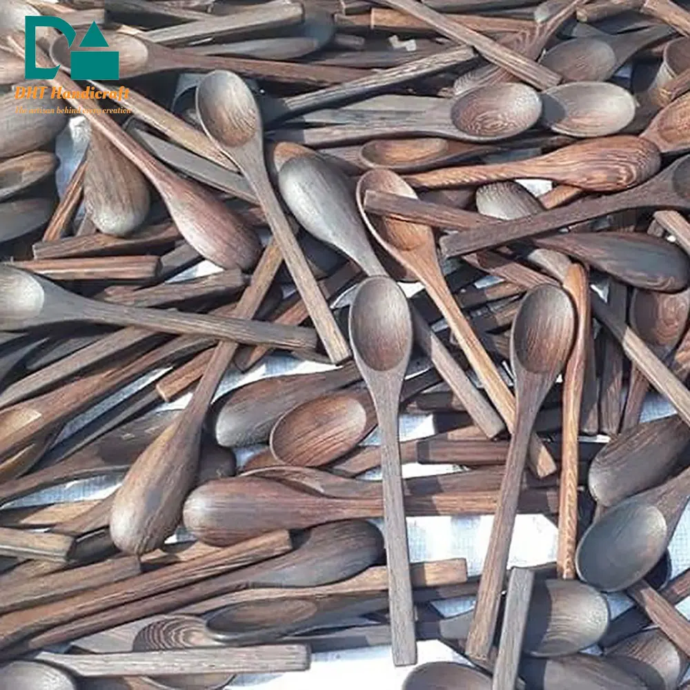 Dining Wares Natural Color Acacia Wood Coconut Wood Knife, Cutlery & Fork For Households, Restaurants