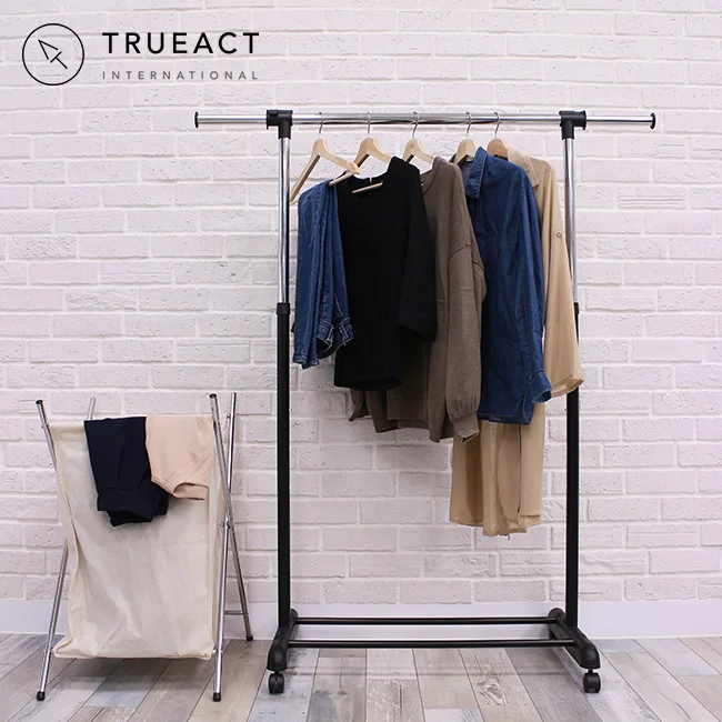 Taiwan Original Laundry Height Adjustable Extendable Clothes Hanger Stand