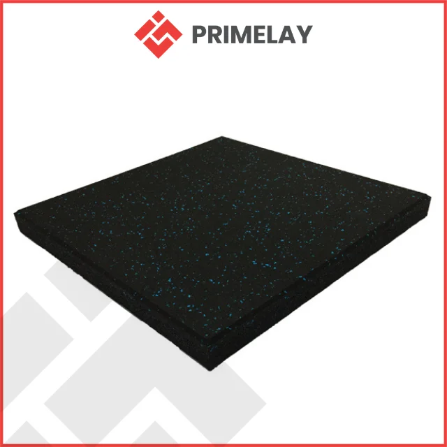 40mm gym noise reduction rubber flooring gym laminate flooring EPDM colorful rubber gym flooring by Primelay Malaysia