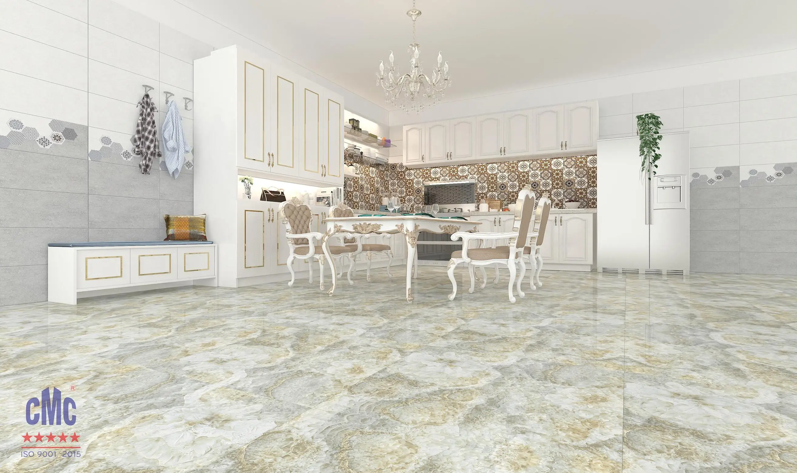 CMC super high quality vietnam luxury porcelain tile wholesale
