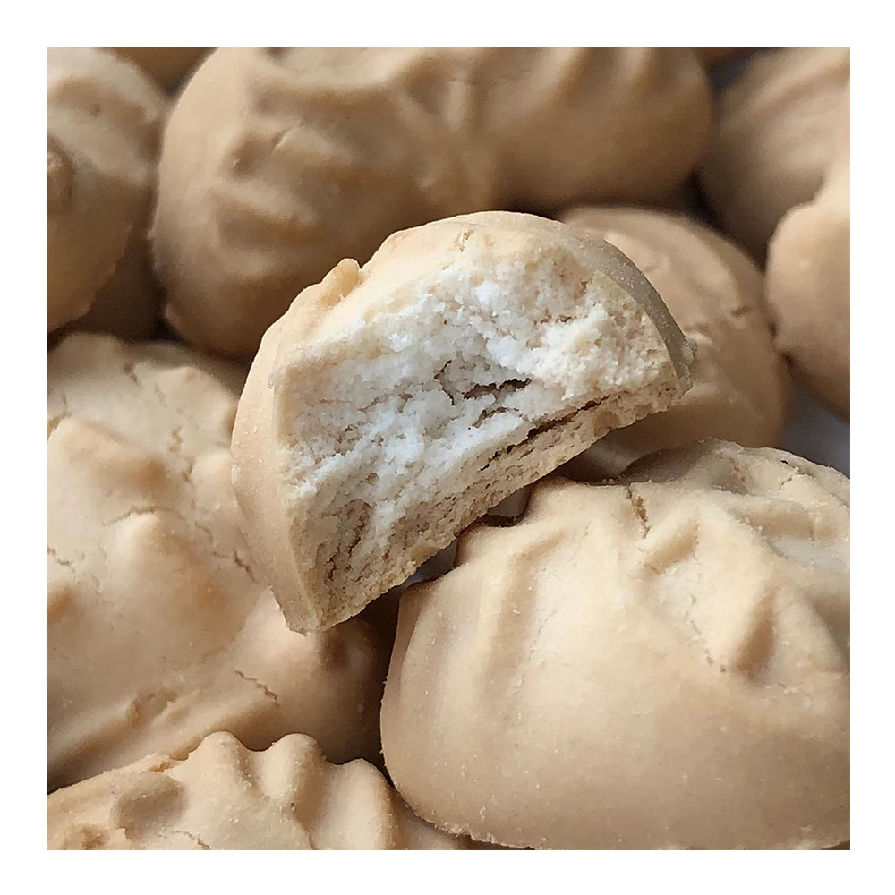 Sweet Coconut Milk Cookies Melt in mouth Premium Handmade Sweet Crunchy Chinese coconut milk cookies biscuit