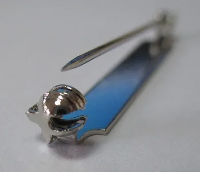 Safety Pin Brooch with Lock Lapel Pin Medal Pin