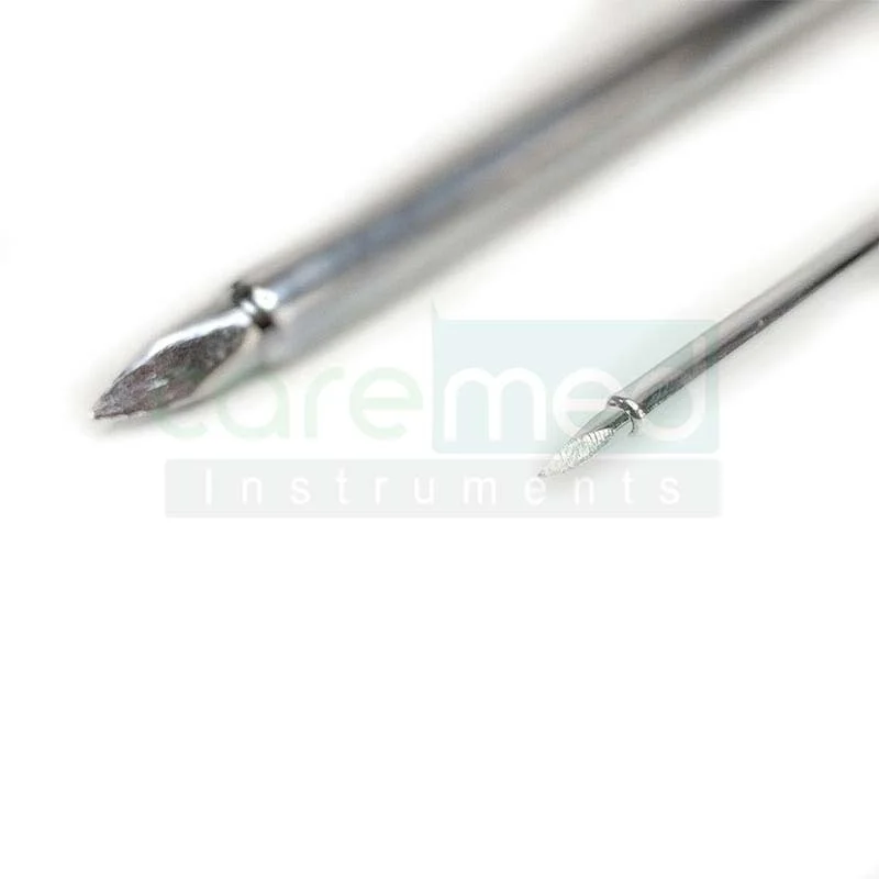 Medical Care Wooden Handle Trocars Reusable Trocar And Cannula Veterinary Instruments | Caremed Instruments