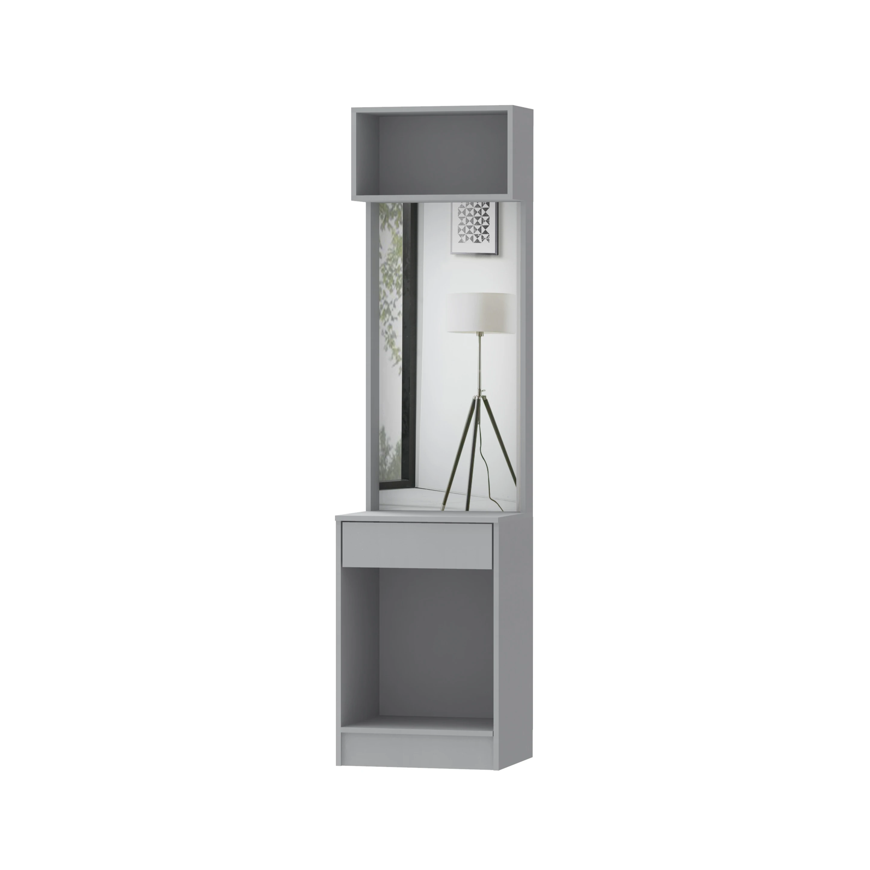 Space Saving Simple Design Wooden Tall Design Dressing Table Make Up Table Make Up Table 15_0001