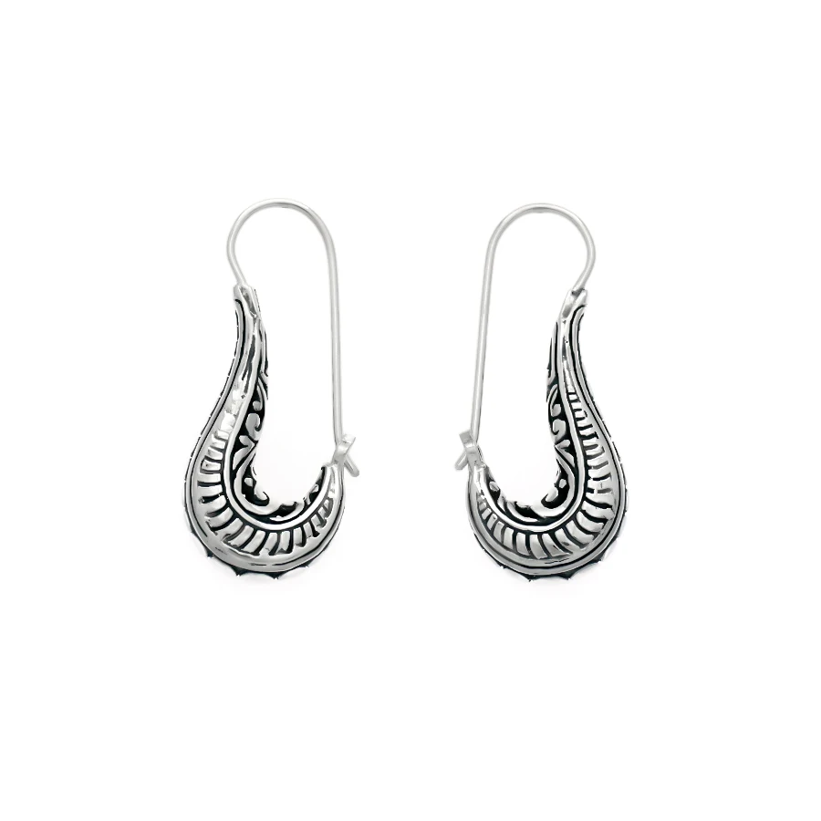 
Cocoon 925 Bali Silver Earring 
