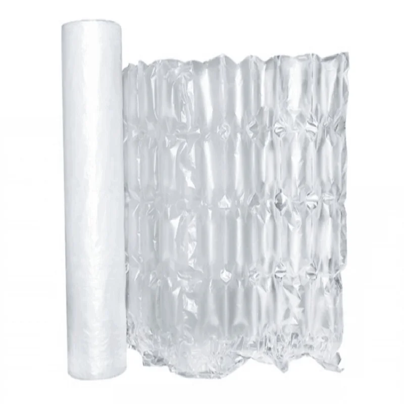 Factory Bubble Film Easy To Tear Shockproof Protective Packaging Roll Bubble Film Air Column Bag Express Shockproof
