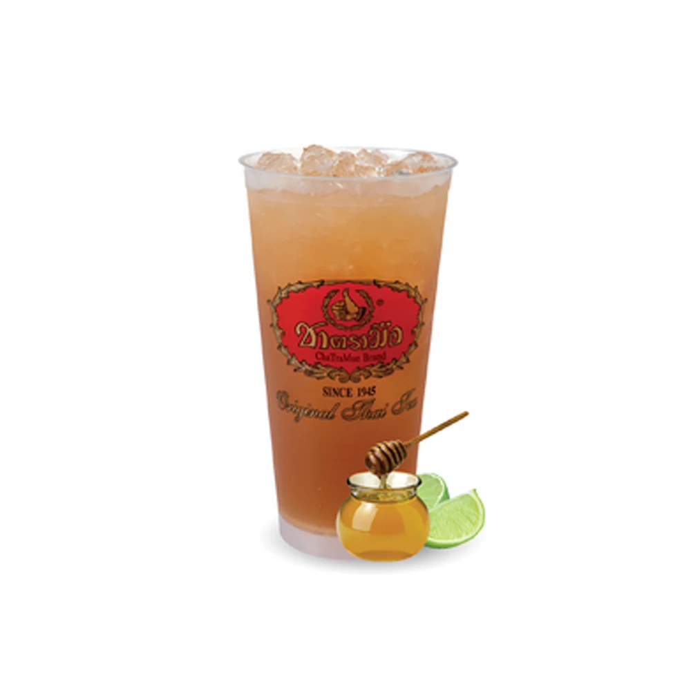 
Thai Instant Lemon Tea 3 in 1 Powder Mix Chatramue Number One Brands 500g 