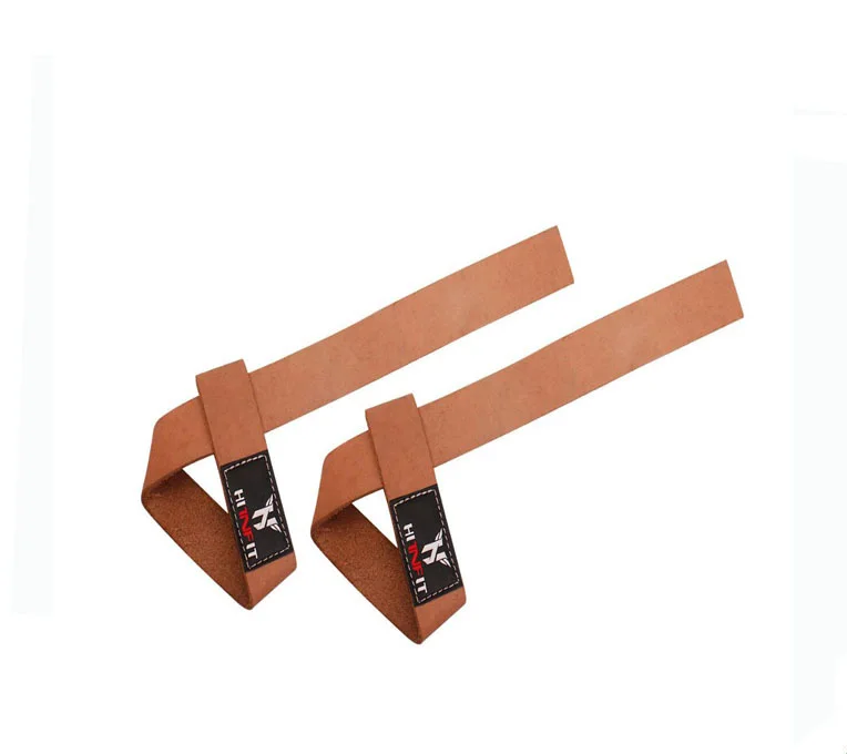 leather weight lifting straps / custom lifting straps