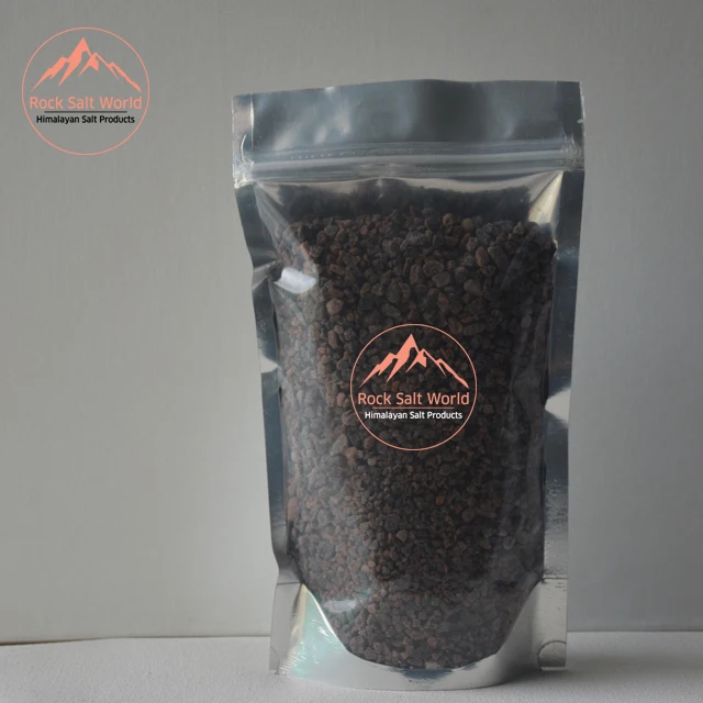 Черная пищевая натуральная кулинарная соль лучшая упаковка с натуральной гималайской солью всех размеров богатым питательным минералом