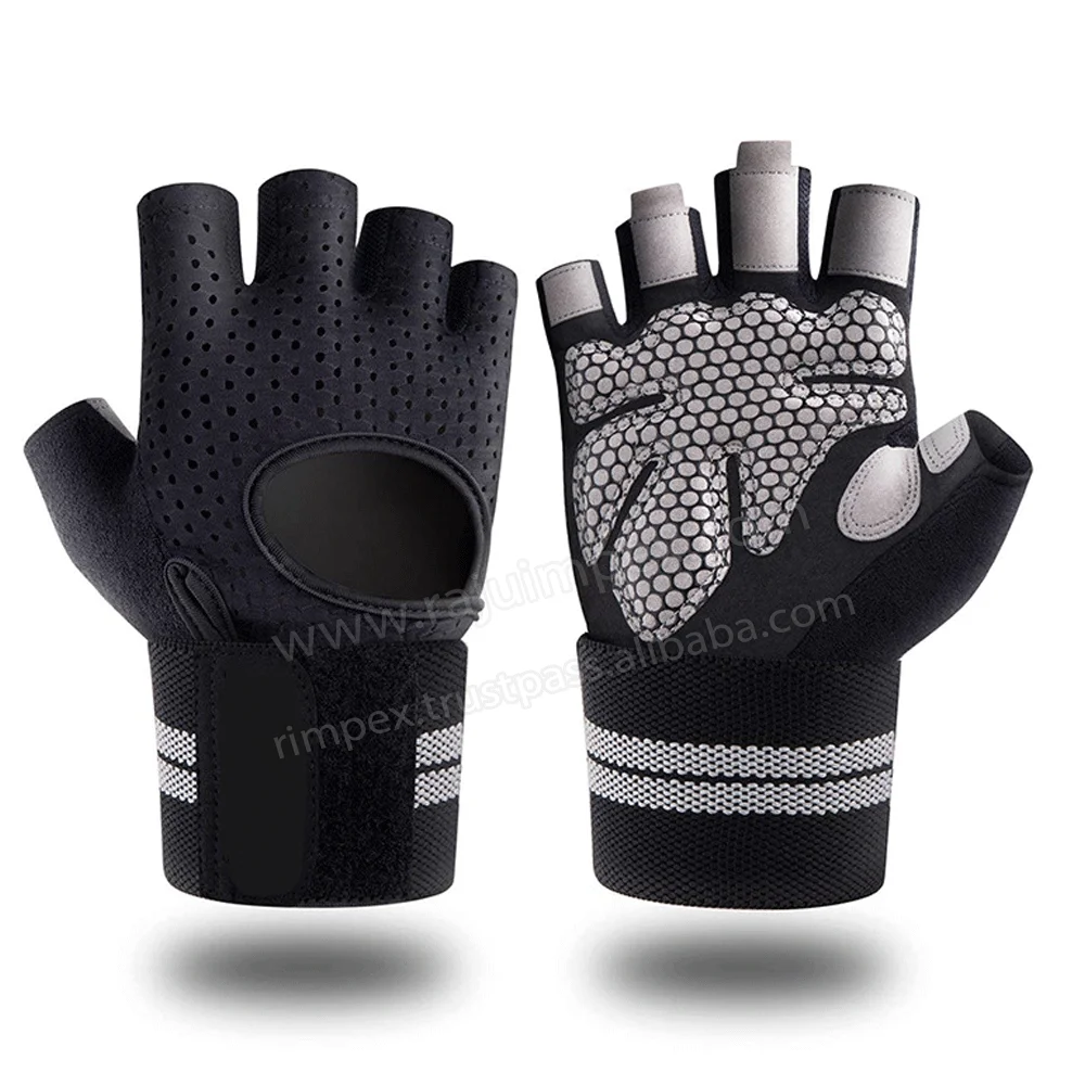 Cycling Gloves Half Finger Anti Slip Gel Pad Breathable Mountain Road Bike Gloves Sport With OEM Service