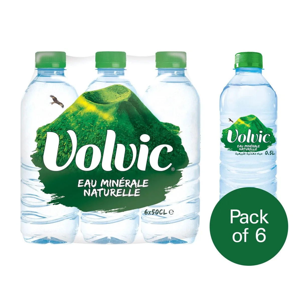 Минеральная вода Volvic (6x500