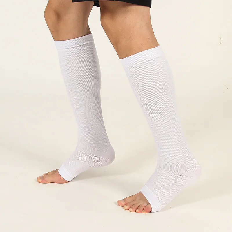 2023 Hot Selling Women Girls Toeless Knitted Long Leg Warmer Calf Ankle Knee Protect Socks sport socks