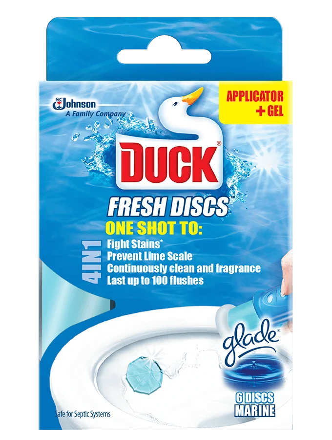 Amazing Toilet Fresh Discs Strong Power Bathroom 6 Shot Toilet Detergent Gel Cleaner Toilet Cleaner & Freshener