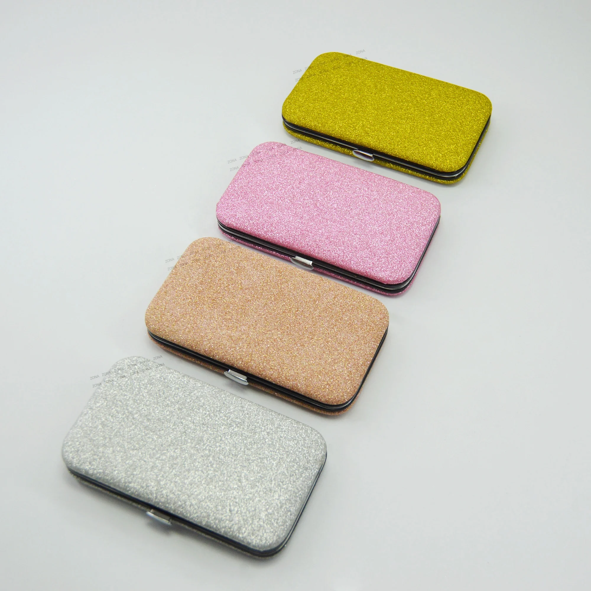 Glitter Magnetic Lash Tweezers Case Cosmetic Tool Storage Box For Tweezer kit For Eyelash Extensions Tools