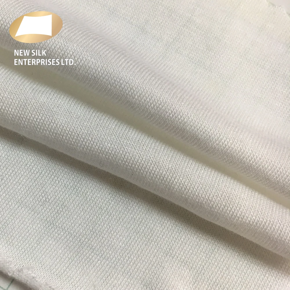 Wood pulp fiber 60% modal 40% cotton blend knitted fabric for
