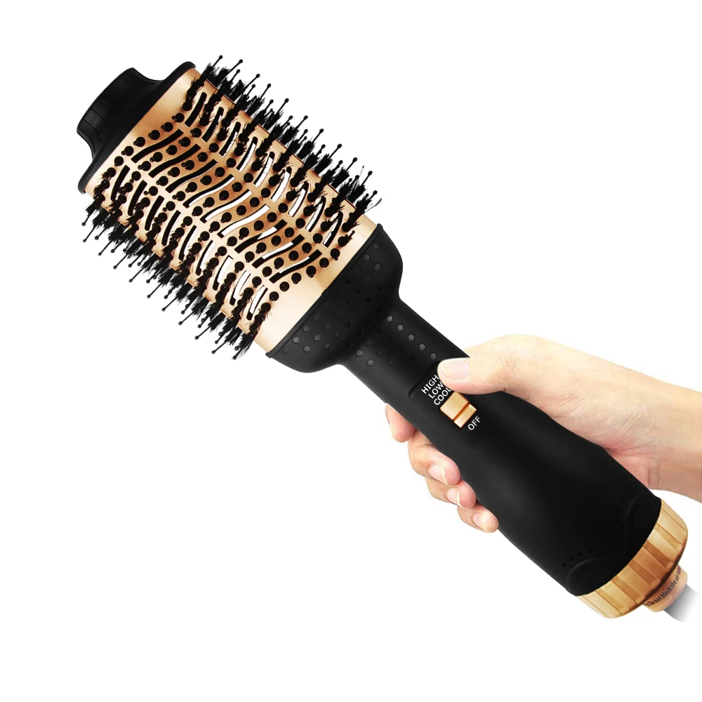 CE Approval Professional Hair Curler 2024 Hot Air Brush Styler One Step Hair Dryer And Volumizer Hot Cold Hair Brush Dryer Comb