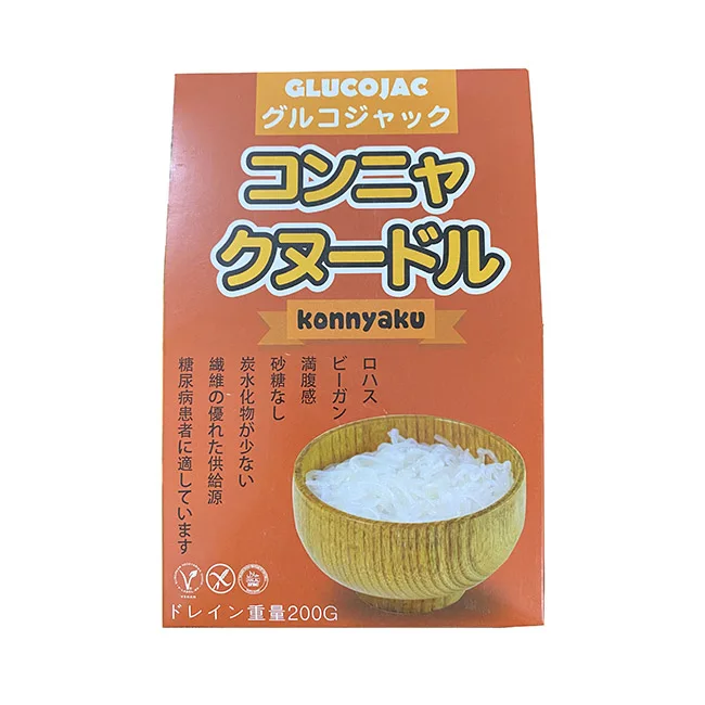 Лучшая цена Glucojac готовая к употреблению оригинальная Коньячная лапша без сахара Органическая японская лапша удобная упаковка