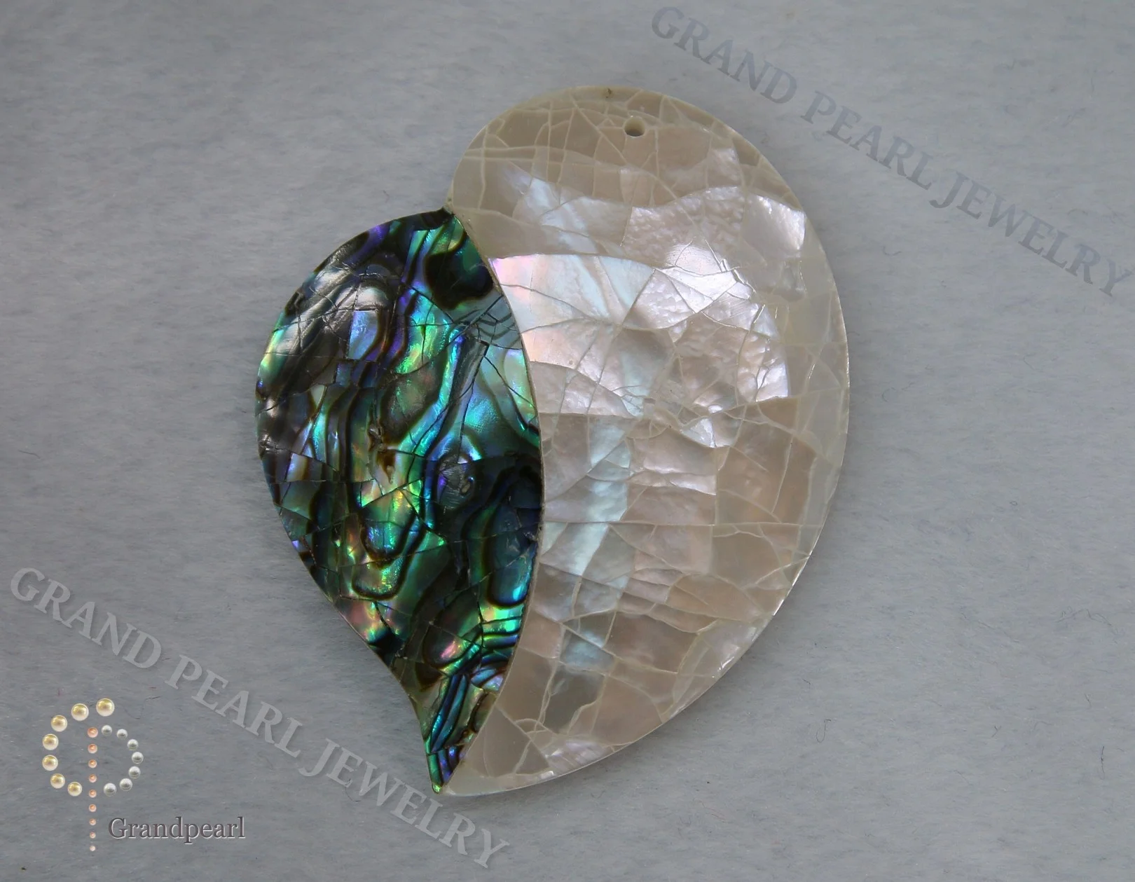 Mother of Pearl loose pieces _Leaf-1_37x44mm