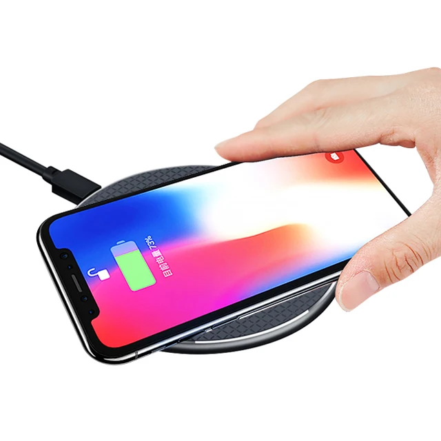  2020 новый дизайн металлический сплав 10 Вт быстрая зарядка беспроводное зарядное устройство для iphone решиpower