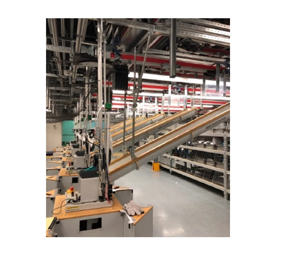 Overhead Hanging Conveyor/Sorter  Garment Industry