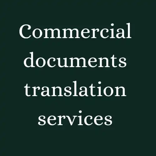 Commercial Document Translation Services translation of German English French AT BEST WHOLESALE PRICE MANUFACTURES IN INDIA