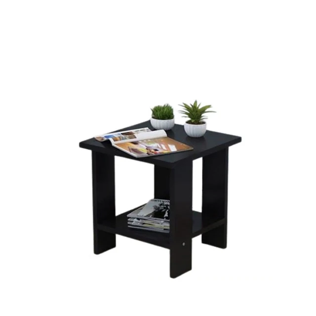 Современный легкий переносной боковой столик черного цвета для стилистов, простой боковой столик для организации и размещения книг