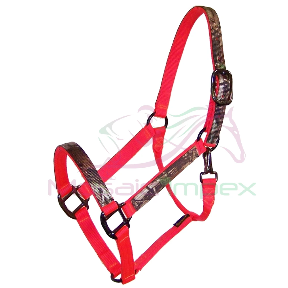 Mosaic Impex Outdoor Sports Equestrian Horse Riding Equestrian Horse Racing Bridle Genuine Horse Nylon Halters Made Pakistan
