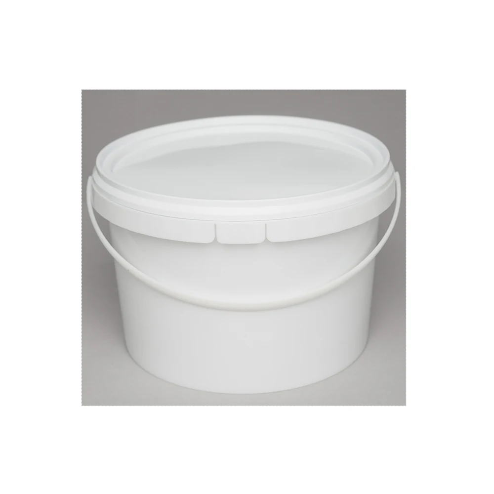 
Plastic bucket container 2250 ml plastic round packaging with control lock and lid any color request wholesale from manufacturer jar 