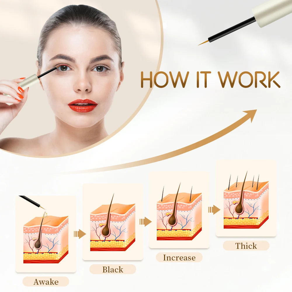 OEM/ODM Private Label Pure Organic Eyelash Growth Serum Lash Lift Oil For Eyelash Extension