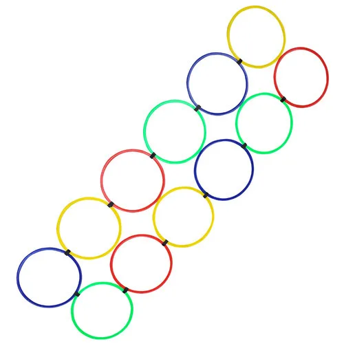 Pepup Sports Wholesale Custom Logo Adjustable Rung Sports Soccer Football Training Speed Ring Agility Ladder