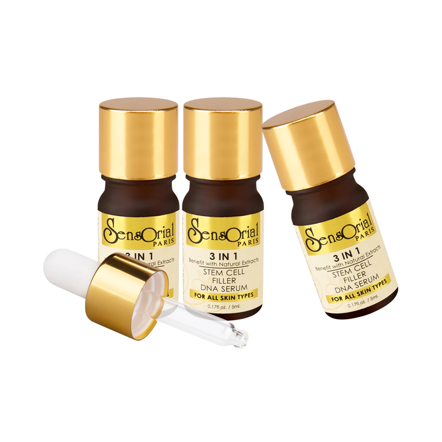 Premium Stem Cell for Face Skin Advance Repair Anti Aging and Wrinkle in Glass Bottles 30ml