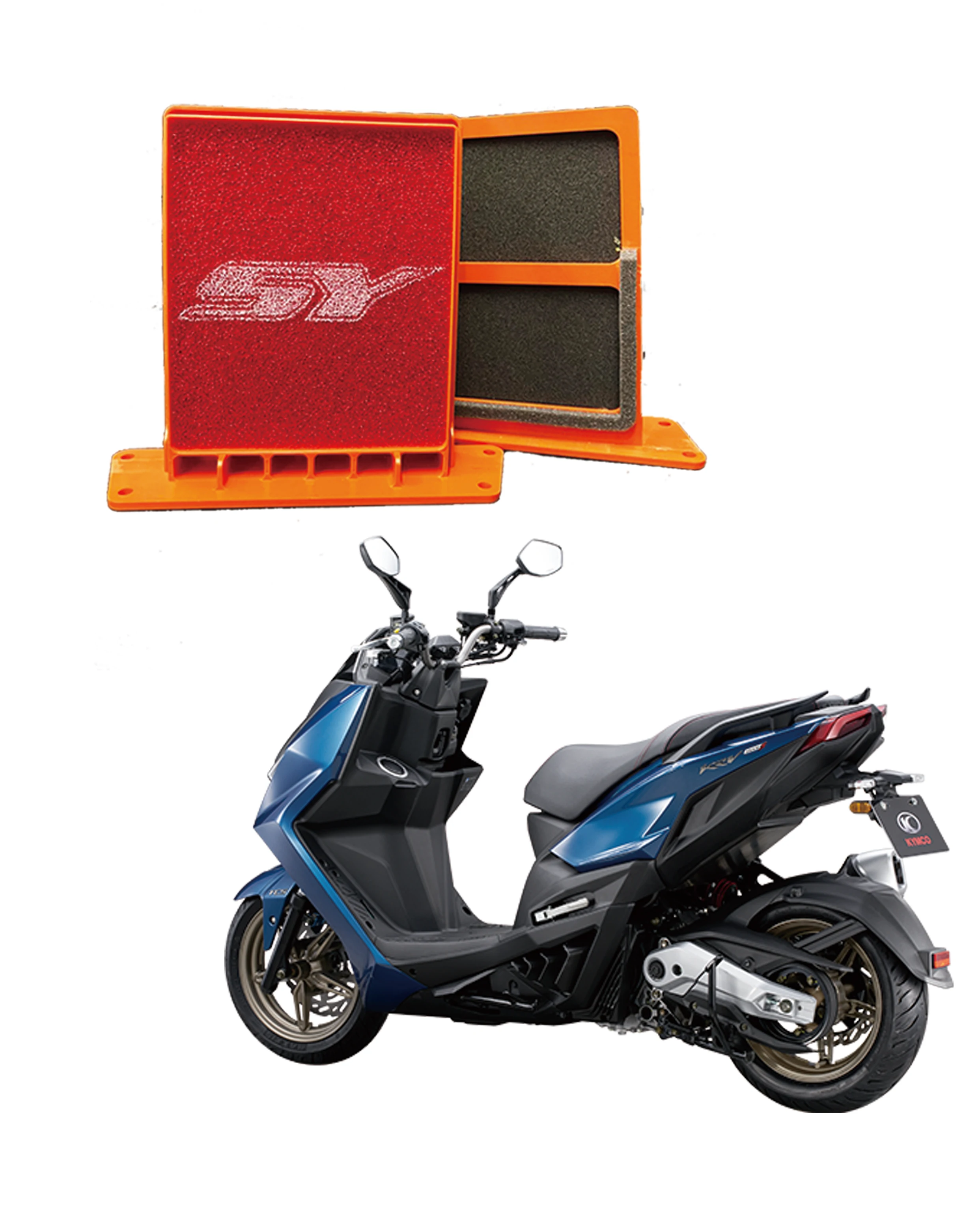 KYMCO KRV-180 Motorcycle Sponge Filter High Flow Air Filter Filter Element For Moto