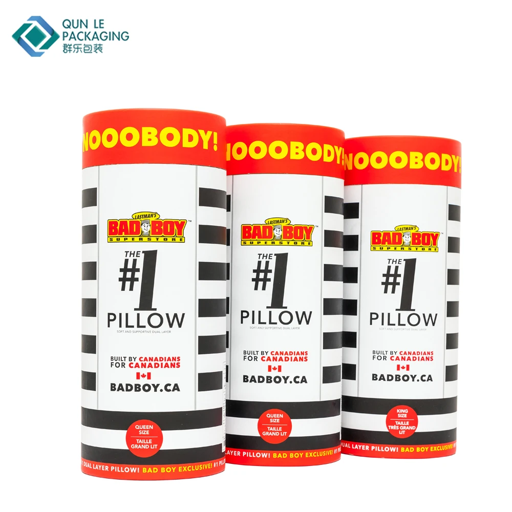 New Luxury Big Size Pillow/Toy/Shoe/Umbrella/Yoga Mat Paper Tube Packaging Container Box Cardboard Cylinder