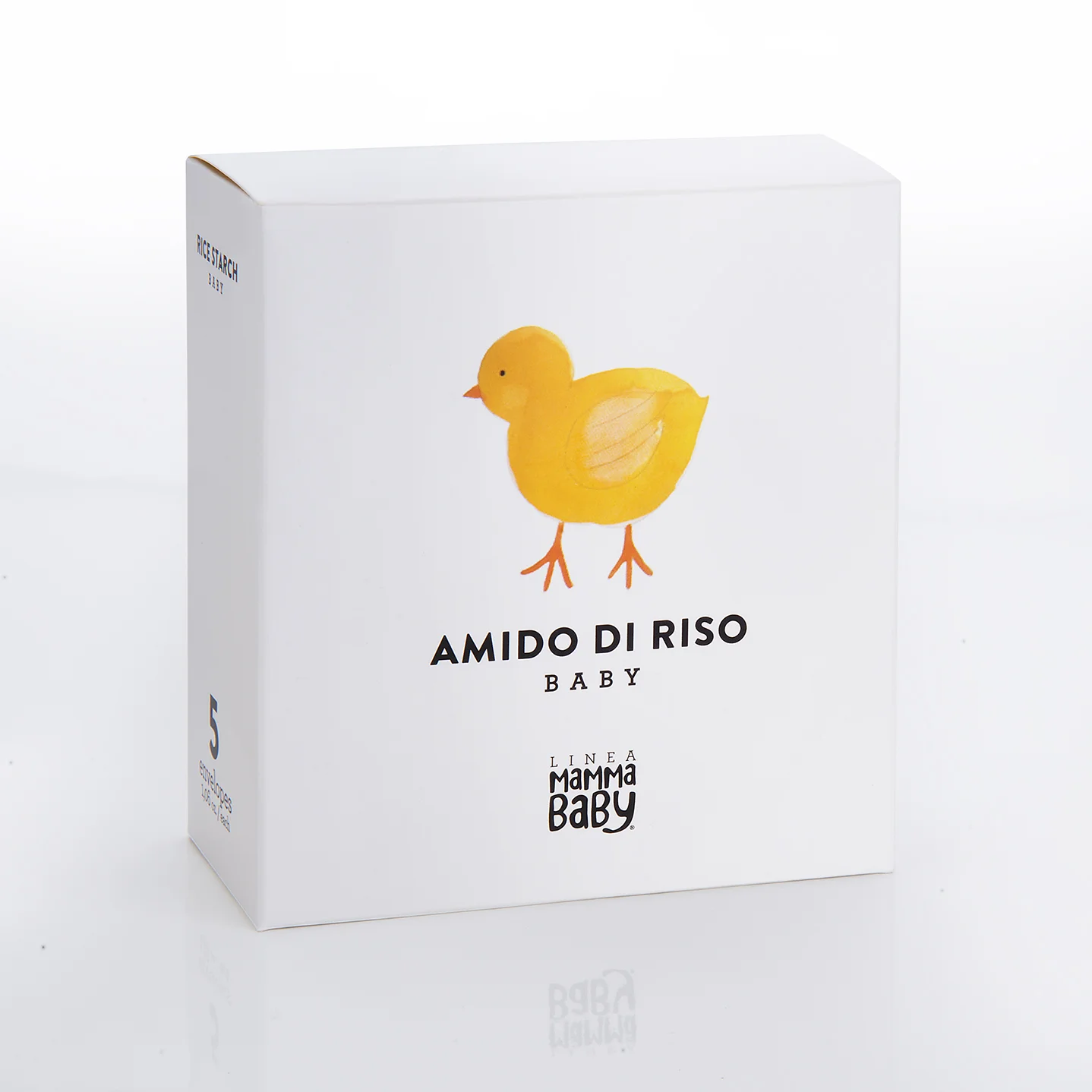 Сделано в Италии детский рисовый крахмал в небольших кусочках идеально подходит для детской стирки