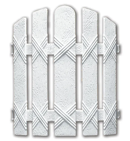 Malaysia Best Selling Fence Garden White Biodegradable Plastic Decorative Garden Fences