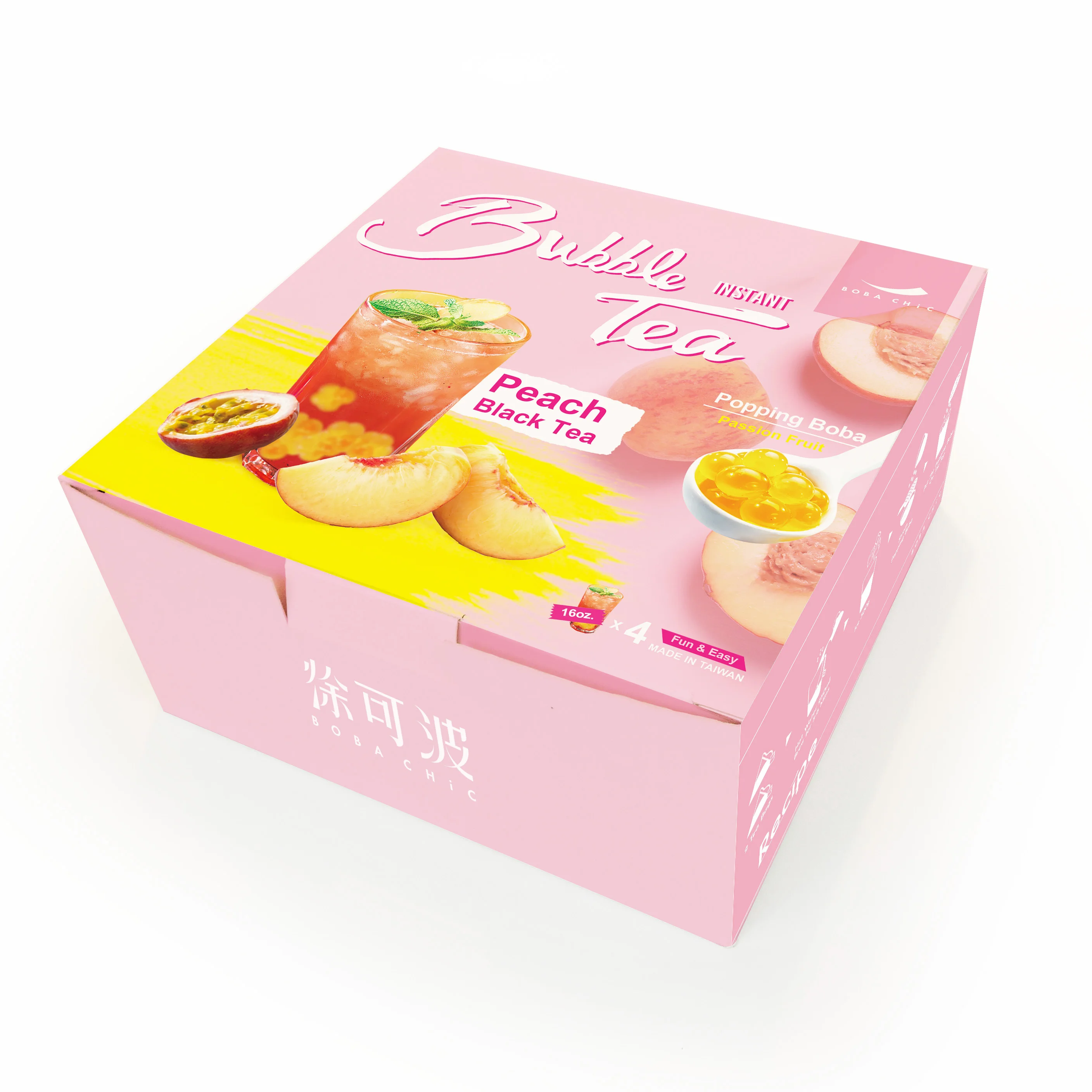 Taiwan Popping Boba Tea Poping Pearls Boba Tea Kit