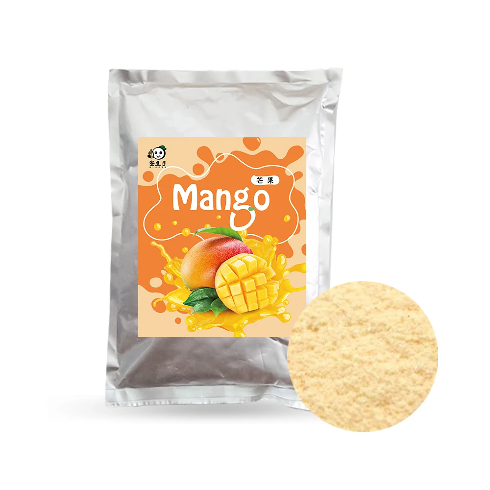 Taiwan Instant Mango Flavored Milk Tea Mix Powder