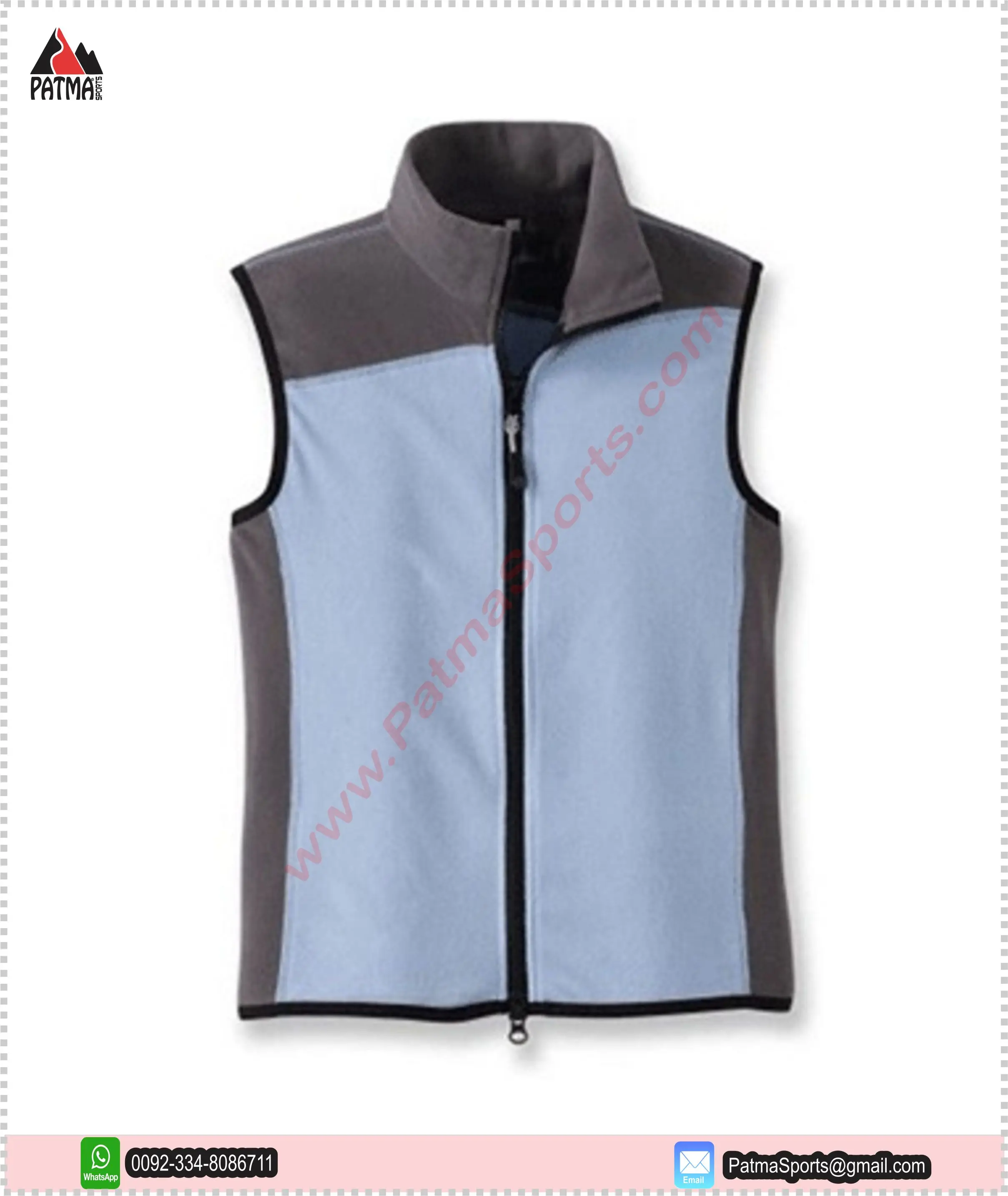 winter fashion design custom polar fleece Jacket Vests men with your custom logo , Labels, Tags Puff Printing Trending