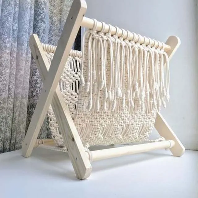 Handmade Weaving Macrame  For Home Decoration Rope home decor furniture