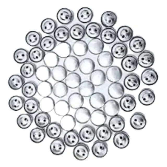 high  quality 4 hole metal buttons