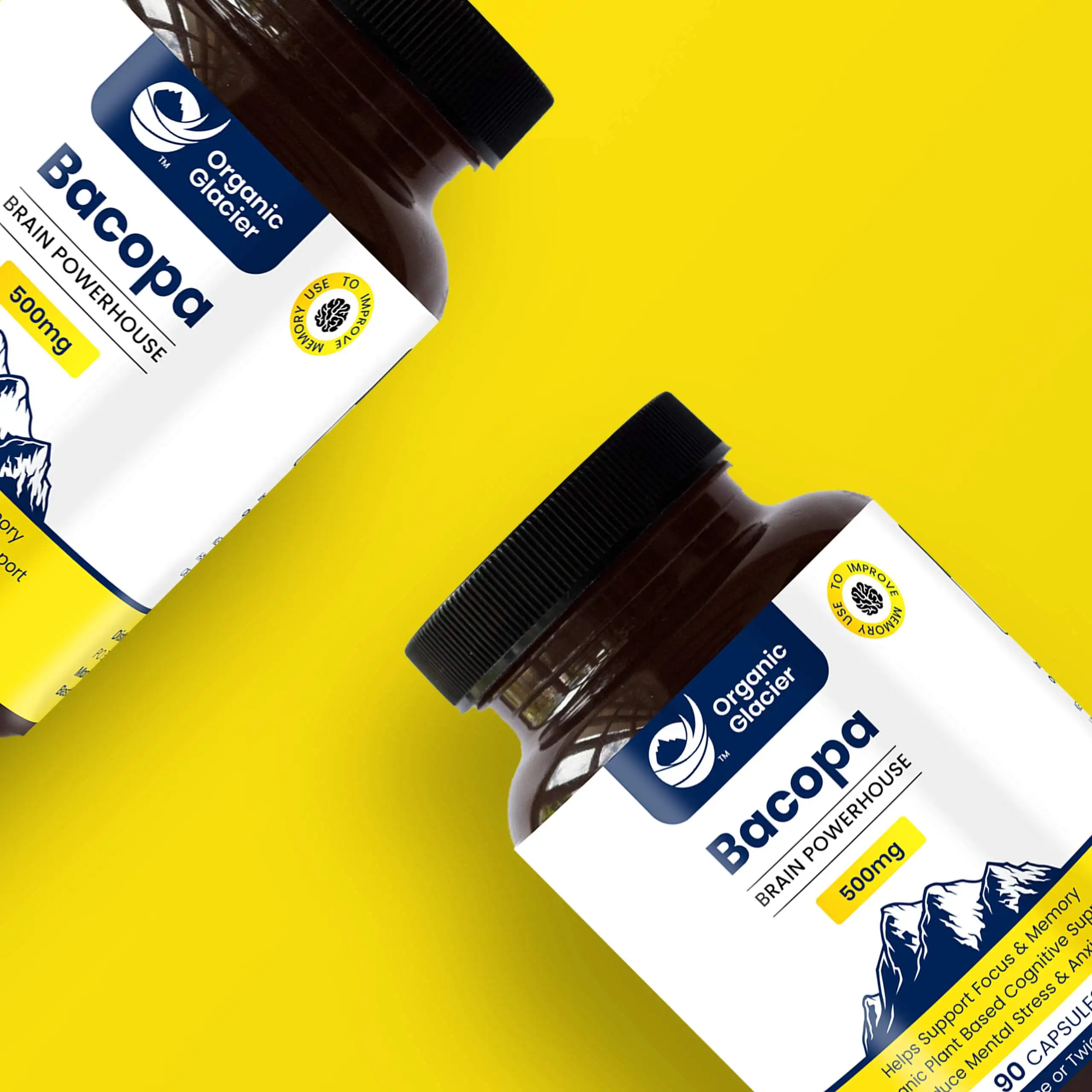 Organic Glacier Presents Bacopa Wholesale Bulk Capsules Boosts Memory Learning And Concentration