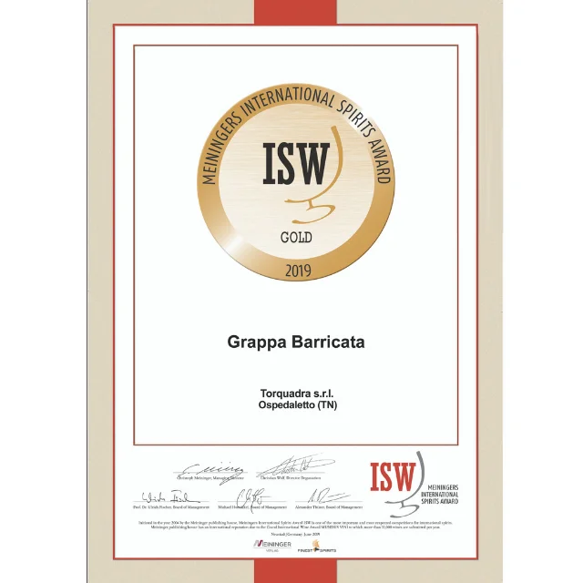 
Superior high quality italian Grappa Barricata TQ version square bottle 