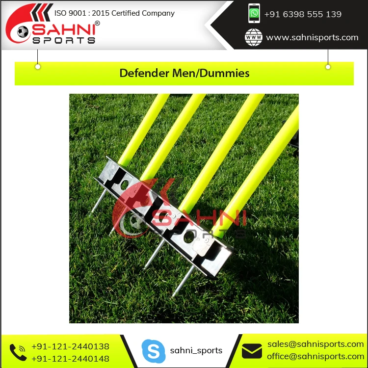 Heavy Duty PVC Construction Soccer Training Equipment Defender Men/ Dummies
