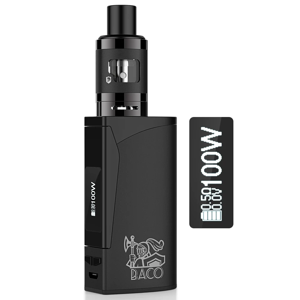 
high watt 100W vape cartridge electronic cigarettes vape pod box mod 