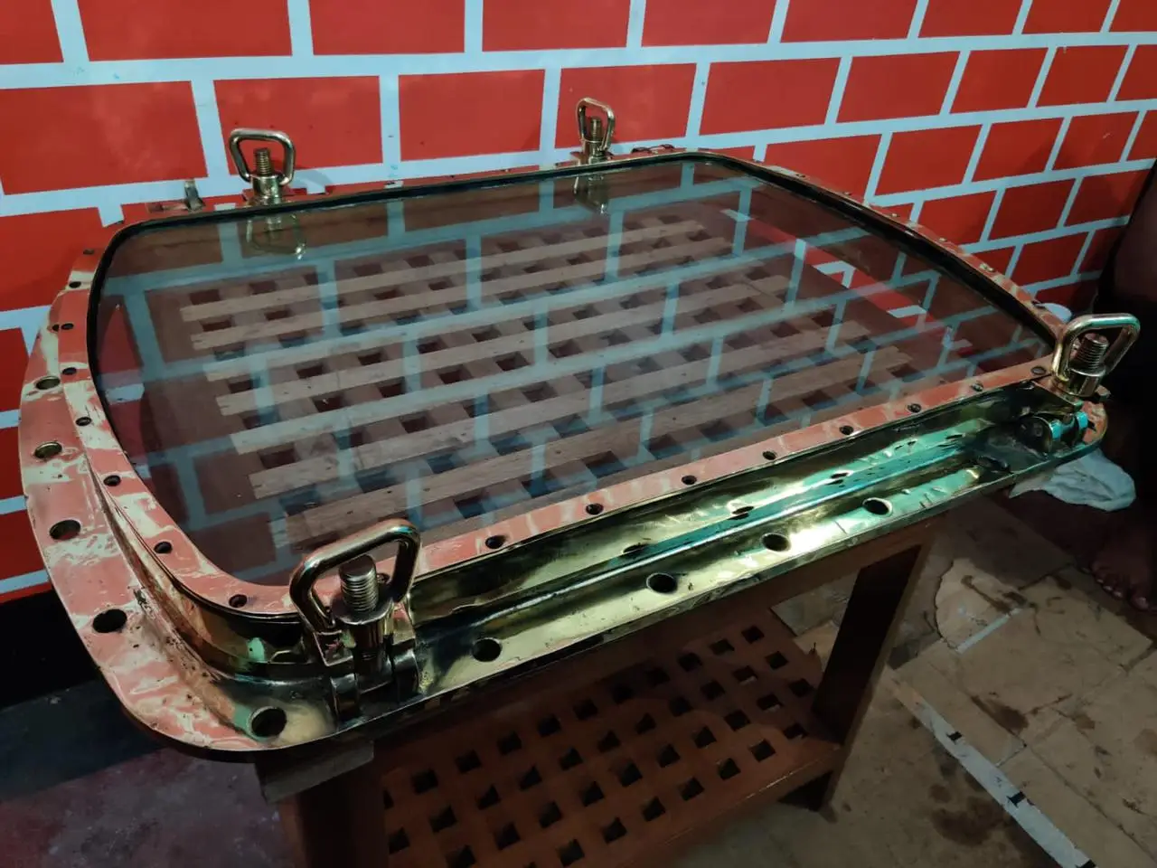 Nautical Brass Porthole Mirror