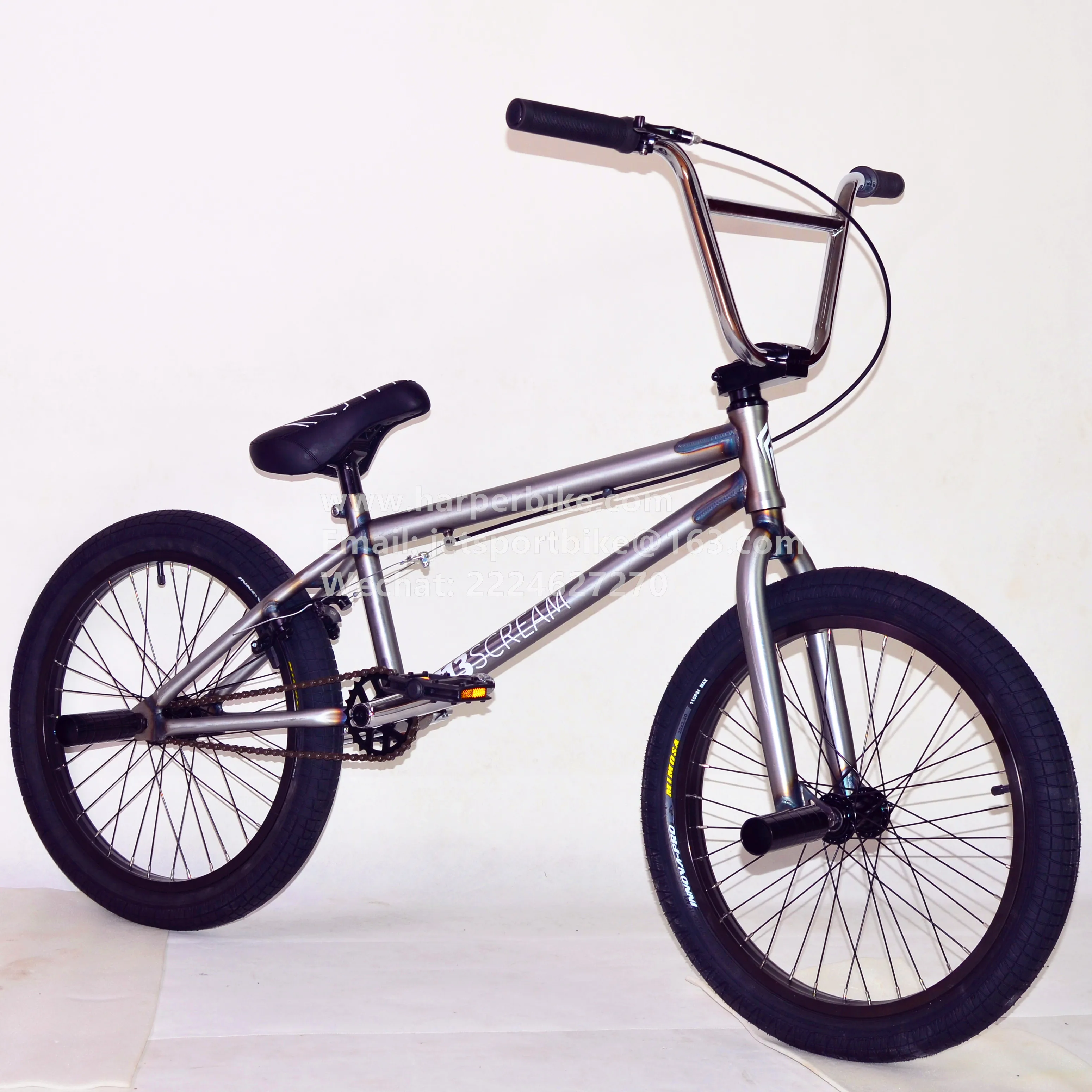 Custom design matt translucent color bicicleta bmx 20 inch