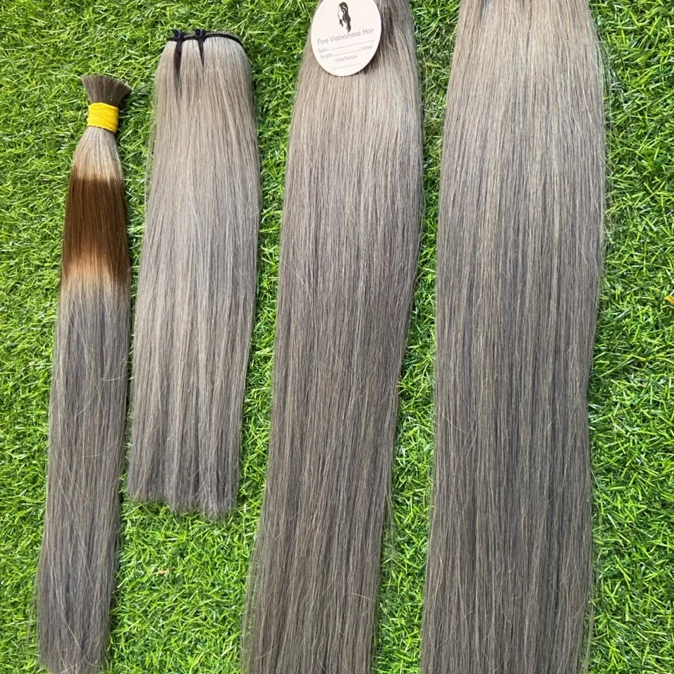 hd lace front 9a 10a 12a top quality 100 grams straight hair 1b pack all color combined with ombre frontal Model Number:88