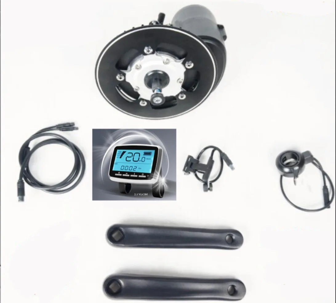 new electric bike conversion kit hot sale TZD2 central mid drive motor 250w 24v36v48v bilateral torque sensor center motor kit